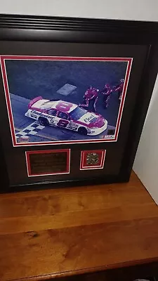 Dale Earnhardt Jr. Daytona 500 Winner Photo & Track Piece Frame Limited #2008 • $100