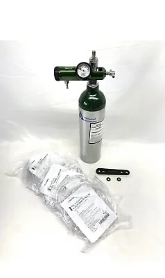 M6 Medical Oxygen Tank Size B Includes 1-8 LPM Regulator Wrench And 4 Cannula • $59.99