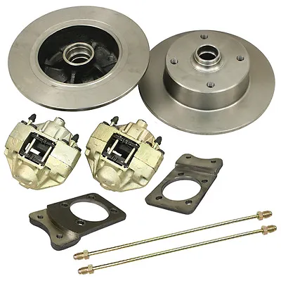 Empi 22-2855 Super Beetle 1971-79 Front Disc Brake Kit 4x130 Pattern Vw Sun Bug • $351.95