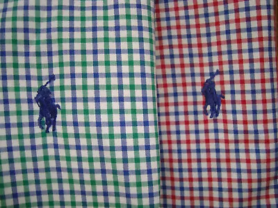 Lot Of 2 Polo Ralph Lauren Men's 100% Cotton Shortsleeves Shirt Size Xlt Tall • $39.99