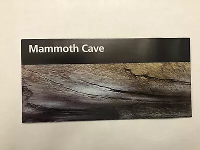Mammoth Cave National Park Unigrid Brochure Map NPS Newest Version Kentucky • $2.88