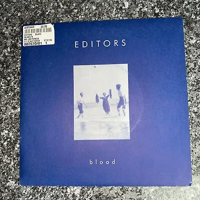 7  Vinyl Single Editors Blood Blue Sleeve Uk Free Post • £4.95