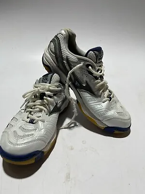 Mizuno Wave Rally Volleyball Indoor Womens Size W8 White Shoes 9kv-18714 • $35