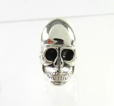 .925 Sterling Silver Skull Ring Toe Pinky Heavy Primate Monkey Size 1.5 • $39.96