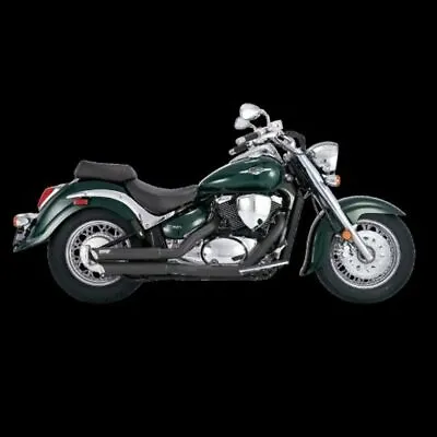 Vance And Hines Twin Slash Staggered Black • $799.99