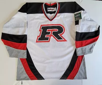 Elk River Elks Minnesota High School Hockey White Bakka Jersey XL X-Large #20 • $39.99