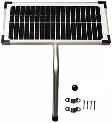 10 Watt Solar Panel Kit (FM123) For Mighty Mule Automatic Gate OpenersBlack Cel • $134.17