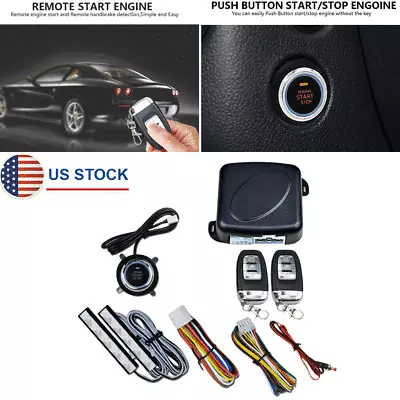 Remote Control Auto Car SUV Keyless Entry Engine Start Button Alarm Warn System • $54.80