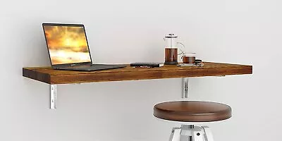 MCC Wall Mounted Floating Desk Folding Table For Small Spaces Kitchen Counter. • $75