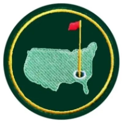 The Masters Golf Patch Embroidered Iron On 3 Inches • $4.99