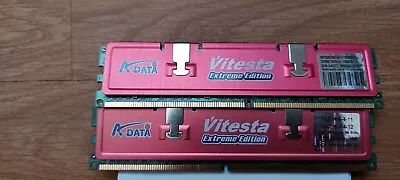 ADATA Vitesta Extreme Edition 2 X 1GB DDR2 800 Desktop Memory Ram • £10