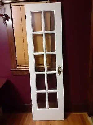 Antique Vintage Door - Interior 10 Lites VERY GOOD Condition 23x79 RARE FIND • $380