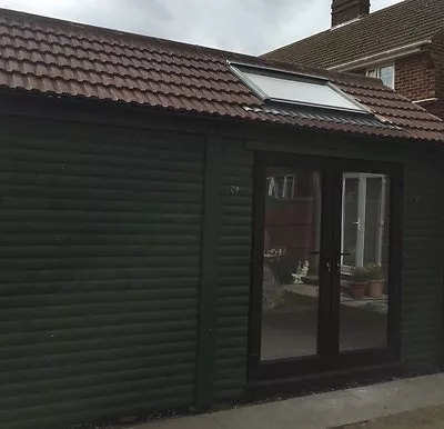 20x10ft (6x3m) Fully Insulated Cabin Office Summerhouse Mancave Guest Bedroom • £10950