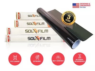 Diablo SOL-X Film - 20  X 100 Ft Roll - 2 Ply 5% Window Tint Professional Grade • $75