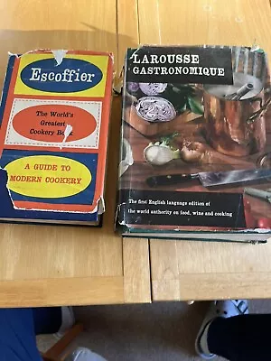 Chef Cook Books Escoffier And  Larousse Gastronomique  • £7.50