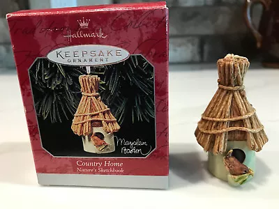 Hallmark Keepsake Marjolein Bastin Country Home Birdhouse Christmas Ornament • $10