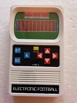 Mattel Classic Football Electronic Retro Handheld Game Vintage Classic WORKING • $21.39