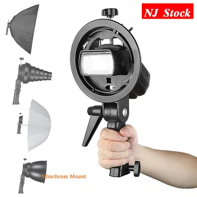 US Elinchrom Mount S-Type Flash Bracket For Speedlite Flash Softbox Reflector • $18.99