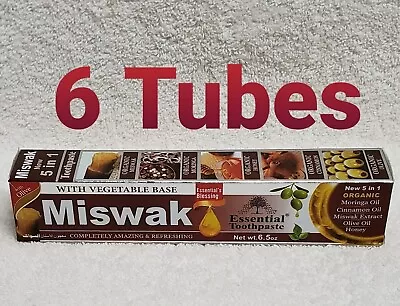 6 Tube MISWAK Toothpaste 5 In 1 Essential 100% Fluoride Free & Vegetable Base • $23.51