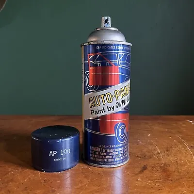 Vintage Dupli-Color Auto Spray Paint AP 190 Dark Blue Navy Can Partial • $9