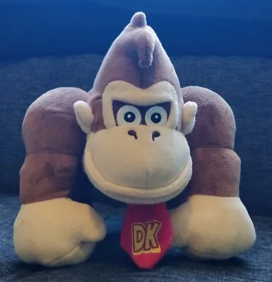 Super Mario 2017 Donkey Kong 11  Plush Stuffed King Monkey Toy World Clean Vtg • $12.99