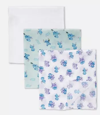 Disney’s Lilo & Stitch Muslin Squares 3 Pack 100% Cotton • £9.95