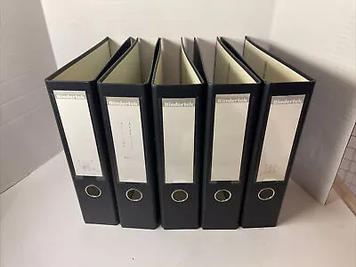 Lot Of 5 Bindertek 2 Ring  3   Binders 8.5x11.5 Black • $69.99