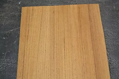 Teak Raw Wood Veneer Sheet 8 X 18 Inches 1/42nd  Blemished              M4670-11 • $4.99