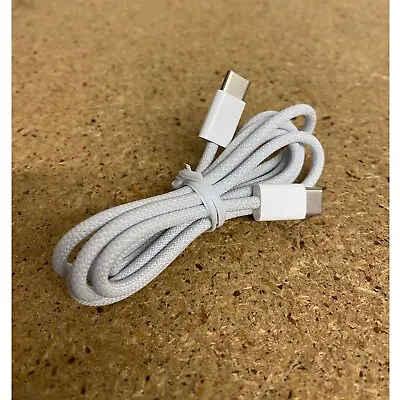 Genuine Apple 1M 60W USB C To C Braided IPad/MacBook/iPhone Charger Data Cable • £8.49