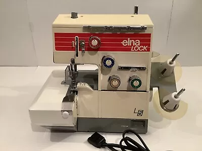 Elna Lock L5 Serger Sewing Machine -works But Not Fully Tested -as Is-read Descr • $72.25