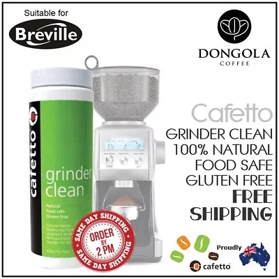 BREVILLE Coffee Grinder Clean Conical / Ceramic Burr Cleaner 430g Urnex Cafetto • $34.95