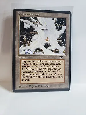 MTG - Antiquities(1994) - Mishra's Factory (Winter) - NM-M • $522.50