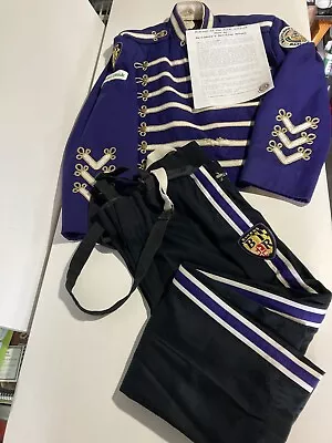 NFL Baltimore Ravens Marching Band Game Used Worn Suit Jacket Overalls Pants VTG • $149.99