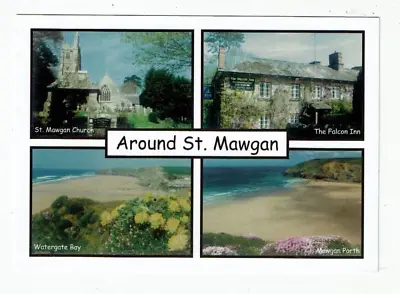 Cornwall Postcard Colour Photos Around St. Mawgan. • £1.19