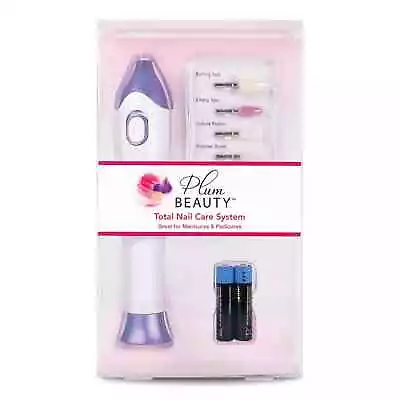 Plum Beauty Complete Nail Care System Battery Operated W/ 5 Attachments • $12.74