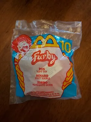 McDonald's Furby #10 Fox Keychain Plush  Happy Meal Toy 2000 • $5
