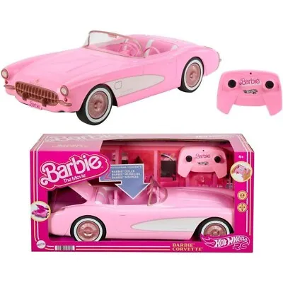 💖👛 NEW Hot Wheels RC Barbie Corvette - Remote Control From Barbie The Movie • $135.86