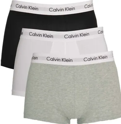 Calvin Klein Mens CK 3 Pack  Trunk Boxer • £14.99