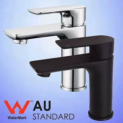 Basin Mixer Vanity Sink Faucet Tap Flick Brass Black/Chrome Waste AU Standard • $25.30