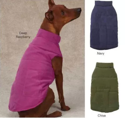 CLOSEOUT PRICE IVY LEAGUE DOG VEST JACKET COAT Zack & Zoey Pet Coats Jackets • $8.99