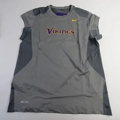 Minnesota Vikings Nike NFL On Field Dri-Fit Compression Top Men's Gray New • $31.49