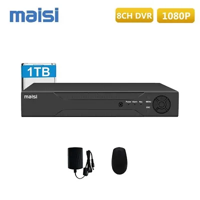 8 Channel DVR CCTV Video Recorder HD 1080P Home Security Surveillance With 1TB • £79.98