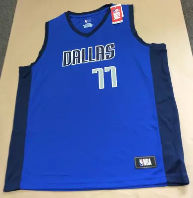 NBA Dallas Mavericks Luka Doncic #77 Blue Jersey Tank Top Size XXL • $25