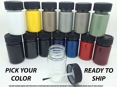 Pick Your Color - 1 Oz Touch Up Paint Kit W/Brush For Ford Car Truck SUV 1 Ounce • $8