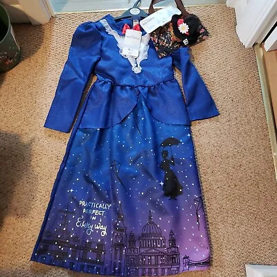 Mary Poppins World Book Day Dressing Up Costume Size 7-8 Years New • £12