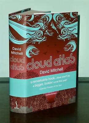 SIGNED 1st Print W/ Belly Band Cloud Atlas David Mitchell Sceptre 2004 UK HB  • $933.41