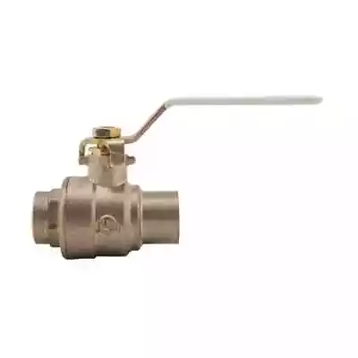 Watts 1/2 In. Brass Sweat X Sweat Full Port Solder Ball Valve • $16.11