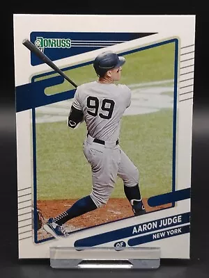 2021 Panini Donruss Baseball Aaron Judge New York Yankees Base Card #182 • £2.25