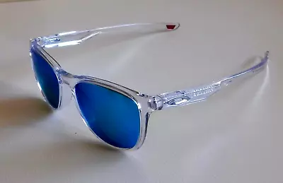 Oakley Trillbe X Sunglasses 9340-05 Clear Frames Polarized Sapphire 52-18-141 • $70.65