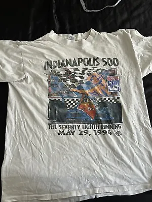 Vintage 1994 Indy 500 XXL White Shirt • $22